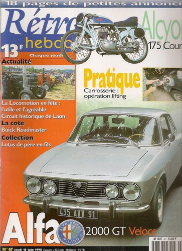 Retro hebdo alfa romeo - hebdo, 67
