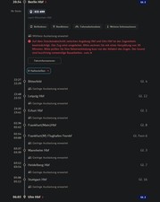 ICE Zugticket von Berlin nach Ulm 05.10.25 (1.Klasse)