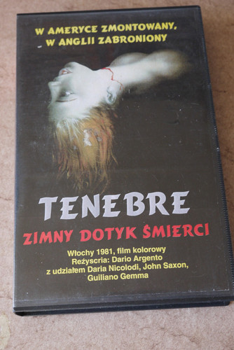 Vhs tenebre dario - argento, /