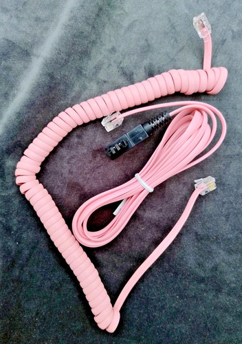 Telefonkabel set rosa - telefonkabel,
