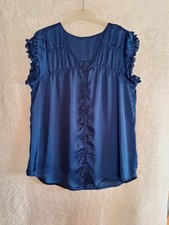 Bluse, Gr. 38, royalblau
