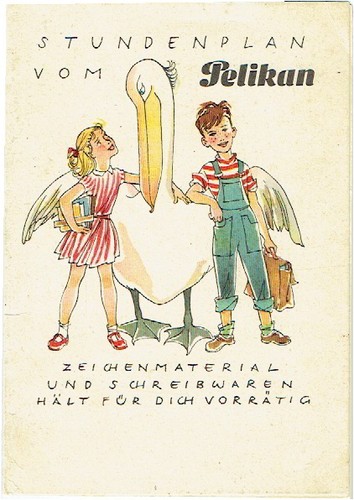 Pelikan werbung stundenplan - stundenplan, ca