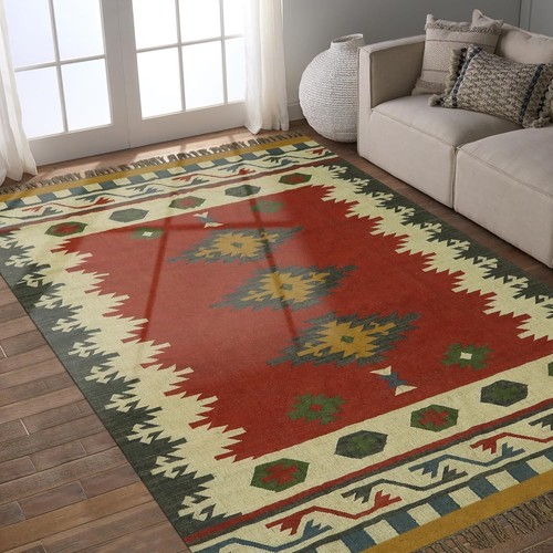 Teppich kelim jute wolle - jute,