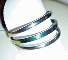 Edelstahl ringe set - 3,