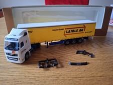 AWM Laible AG 1:87 Volvo Planensattelzug In OVP Modellautos HO