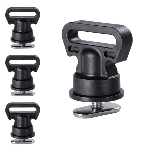 Kayak track mount - mount, tie