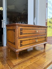 Louis Seize Kommode  Schmuck Schatulle Modell Kommode Miniatur Kommode Intarsien