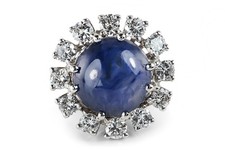 Ring Saphir ca 1,5 ct 12