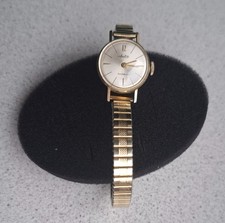 Uhr Gold 585 Arctos alte Damenuhr mit Fixo-Flex-Armband aus Nachlass antik