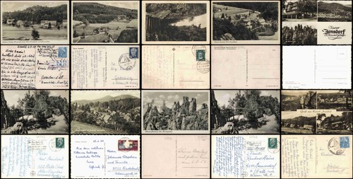 Lot ansichtskarten jonsdorf - lot, 10