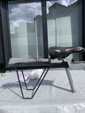 Alu Fahrradgepäckträger Sattelstütze 9kg schwarz Fahrradsattel Gel Mit Stange