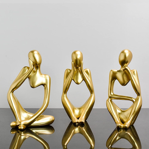 Teiliges denker statue - 3-teiliges, denker-statue-set