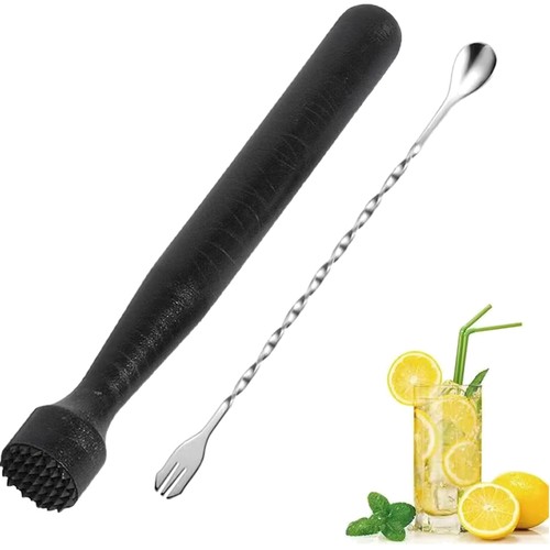 Edelstahl cocktail muddler mit - edelstahl,