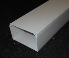 Kabelkanal PVC Weiß, Kabelleiste Installationskanal verschiedene Größen