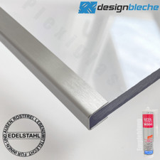 U-Profil Edelstahl geschliffen