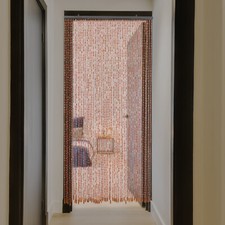 Bambus und Holz Türöffnung