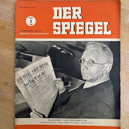 Der spiegel 1948 heft - spiegel, 26