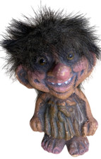 Nyform Troll Figur 10cm Norwegen Handmade Dekofigur Norway Nr 15 Original rar