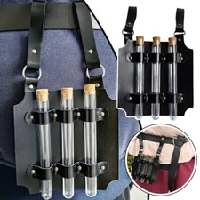 Alchemy vial leather - leather, holder
