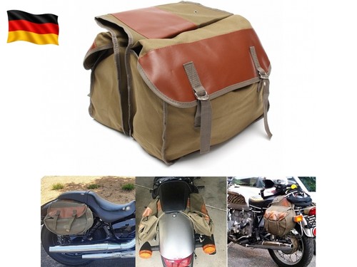 Motorrad canvas satteltaschen - canvas,
