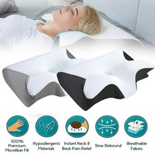 Memory Foam Kissen Nackenkissen Kopfkissen Anti Schnarch Kissen Nackenstützkisse