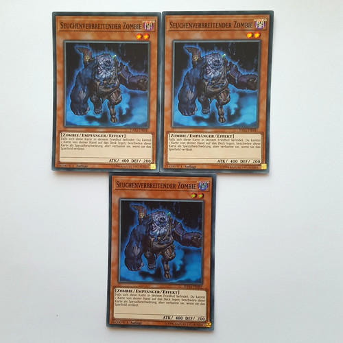 Seuchenverbreitender zombie - 3x,