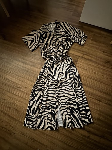 Sommerkleid,Zebralook,H&M,Grö