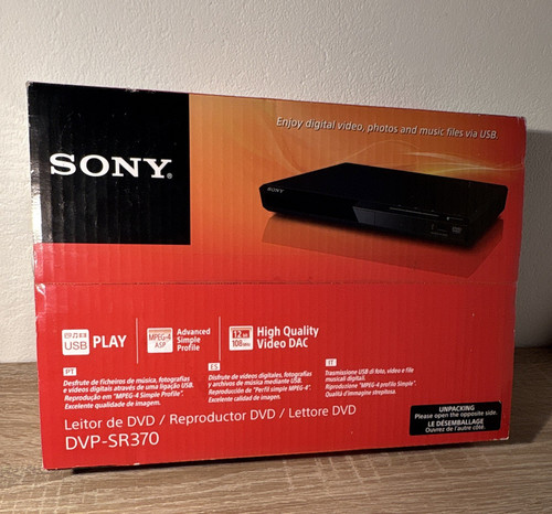 Sony dvp sr370 - dvp-sr370, dvd-player