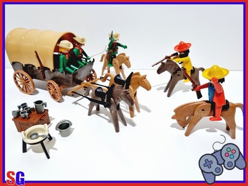 Playmobil konvolut far west - far,