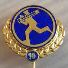 alte Ehrennadel Flottmann-Werke gegründet 1872 - 1994 Maschinenbau Goldoptik