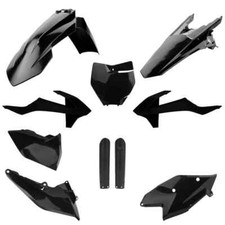 KTM Plastikset SX SXF XC XCF 2016 - 2018 All Black Polisport Motocross 91454