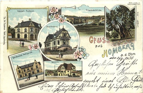 Gruss aus homberg ohm litho - homberg,