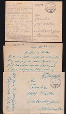263. Infanterie-Division. Moskau, Juchnow. 2 FP.-Belege Text Dez.1941, Jan.1942