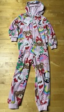H&M kuscheliger Jumpsuite / Schlafanzug Mädchen Gr. 110/116