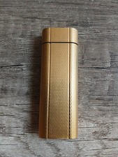 Vintage Feuerzeug Cartier Paris Feuerzeug mit Vergoldet Goldplatte Gold chevron