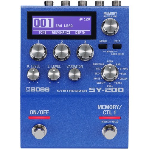 Boss 200 guitar synthesizer - sy-200,