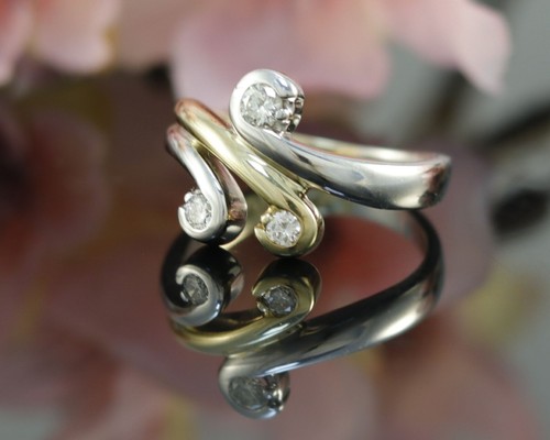 Brillant ring 585er 14 - brillant, in
