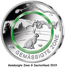 5 Euro Münze GEMÄSSIGTE ZONE