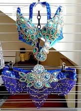 Bauchtanz Set BH Gürtel