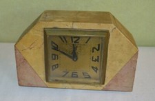  Antique Art Deco Marble Clock