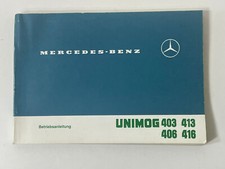 MERCEDES BENZ UNIMOG 403 406 413 416 Handbuch, 136 Seiten, gebraucht
