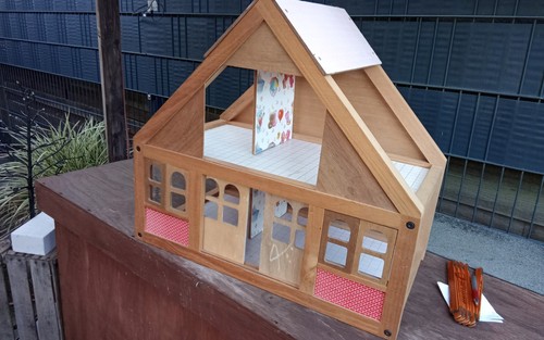 Puppenhaus holz mit - holz,