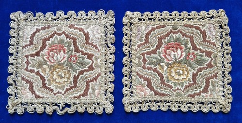 Brokat deckchen vintage gold - brokat,