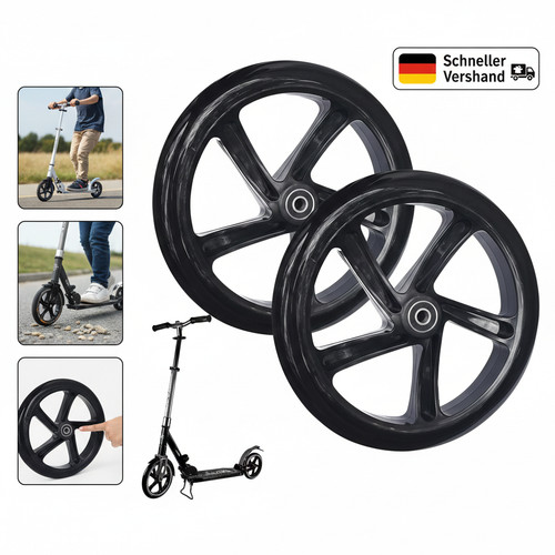 200mm scooter rollen - 2, stück