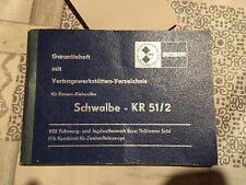 Garantieheft 1981 SIMSON