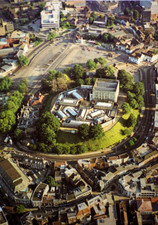 AK Luftaufnahme Norwich Castle