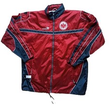Jako Eintracht Frankfurt Vintage Training Jacke Regenjacke rot 90s 2000s XL/XXL