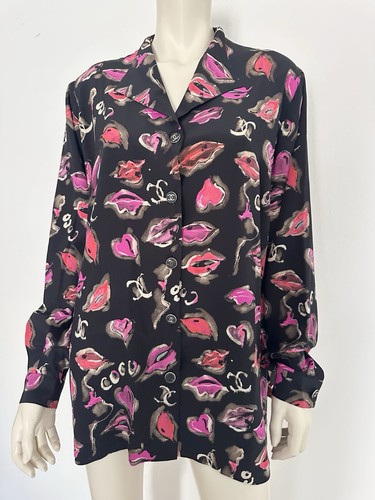 Chanel seide shirt top - chanel,