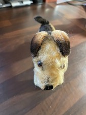 Steiff Hund Foxterrier, ohne Knopf ca 30 cm, 50er Jahre ?