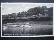 AK "Badener Bergen - Dampfer "Walküre"" gel. ca. 1935 (E 282)